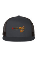 Black-Mesh-Five-Panel-Trucker-Cap